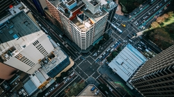 Arial View of City